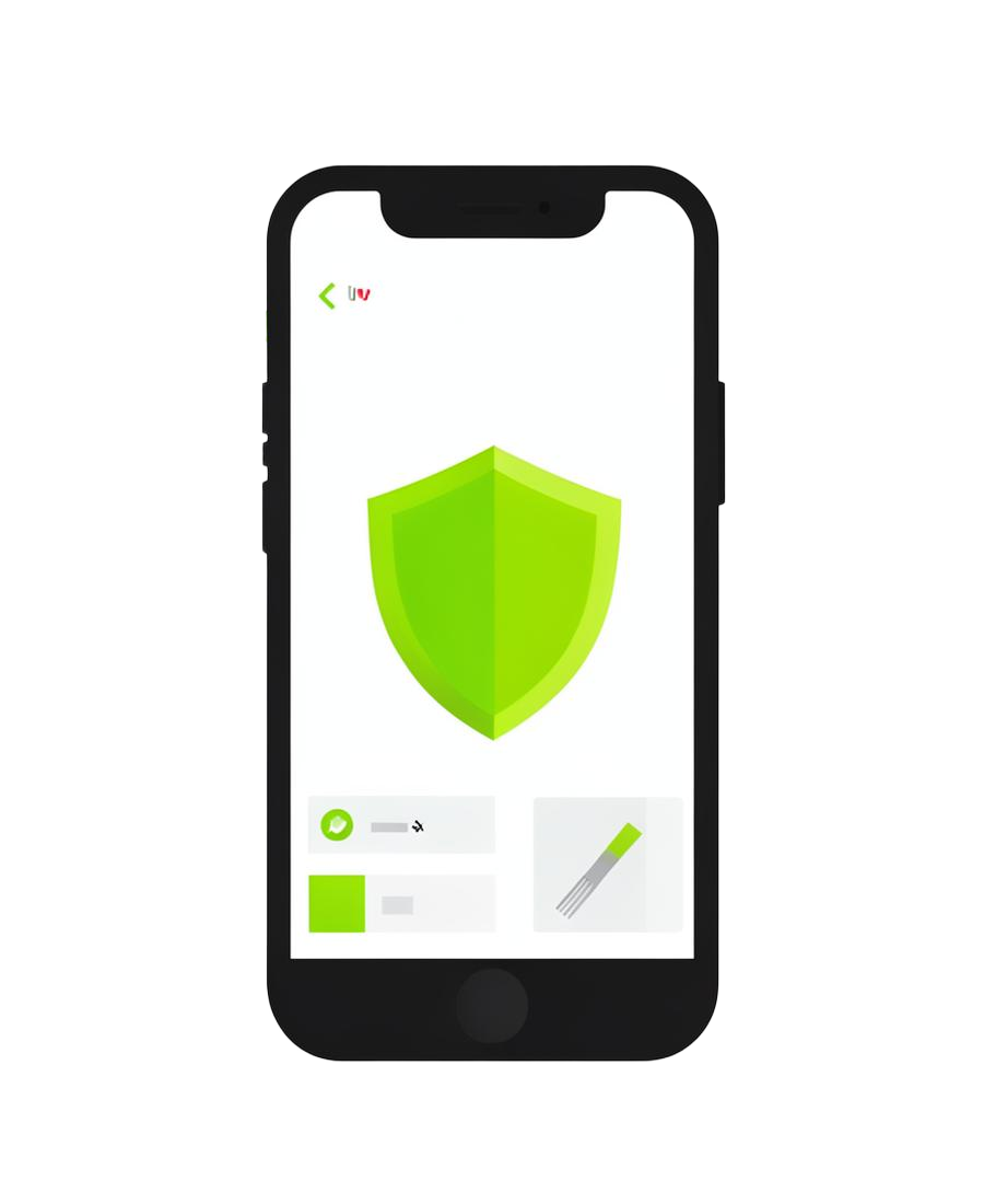 Mobile verification screen